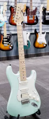 Fender - American Performer Stratocaster, HSS Maple Fingerboard - Satin Surf Green 2